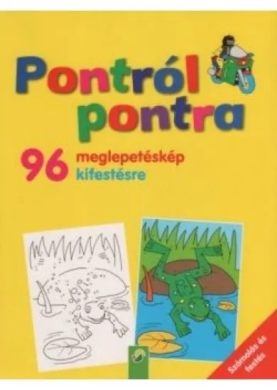 Pontról pontra - 96 meglepetéskép kifestésre