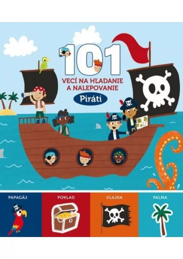  kol. - Piráti - 101 vecí na hľadanie a nalepovanie