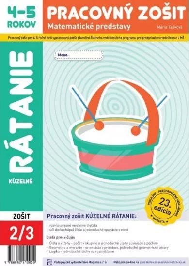 Kúzelné rátanie - Pracovný zošit 4-5 rokov - Matematické predstavy