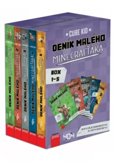 Deník malého Minecrafťáka BOX 1-5