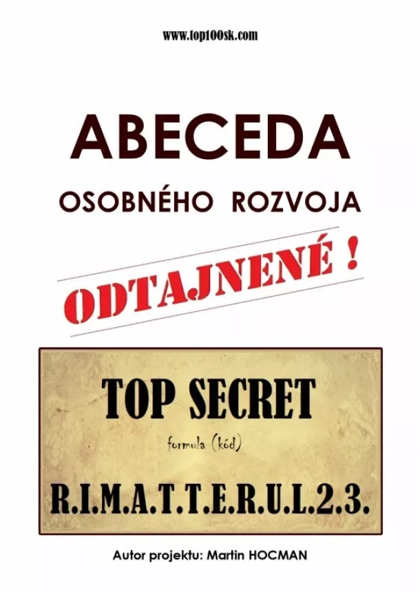 Martin Hocman - Abeceda osobného rozvoja 2 - R.I.M.A.T.T.E.R.U.L.2.3.