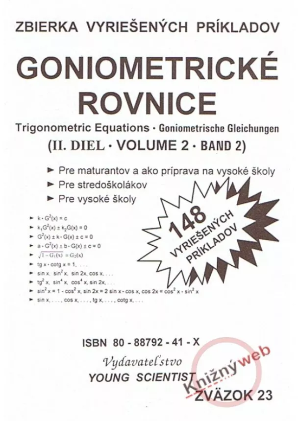 Marián Olejár - Goniometrické rovnice II. diel