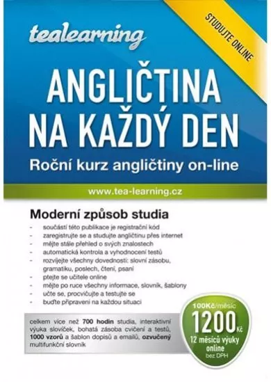 Angličtina na každý den - Roční kurz angličtiny on-line