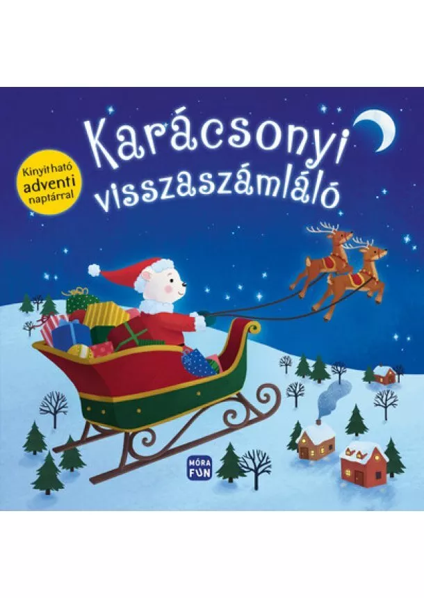 Lapozó - Karácsonyi visszaszámláló - Kinyitható adventi naptárral! §K