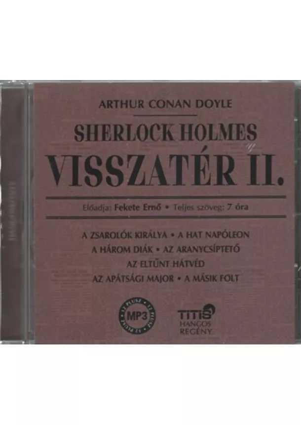 Sir Arthur Conan Doyle - Sherlock Holmes visszatér II. - Hangoskönyv