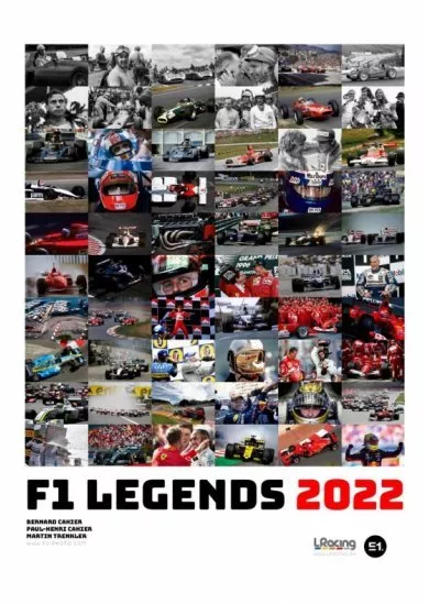 F1 LEGENDS 2022 - nástenný kalendár