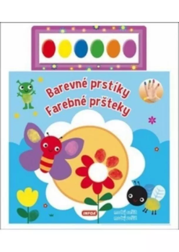 autor neuvedený - Barevné prstíky- Farebné pršteky  - modrý sešit