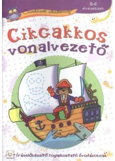 Cikcakkos vonalvezető 5-6 éveseknek /Óvodások akadémiája