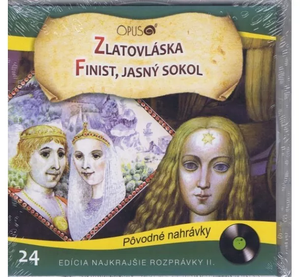 autor neuvedený - CD - Najkrajšie rozprávky 24 - Zlatovláska, Finist jasný sokol