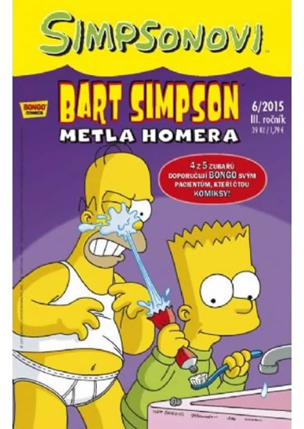 Matt Groening - Simpsonovi - Bart Simpson 06/15 - Metla Homera