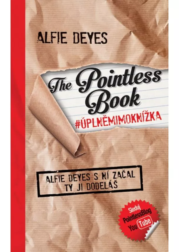 Alfie Deyes - The Pointless Book / Úplně mimo knížku - Alfie Deyes s ní začal, ty ji doděláš