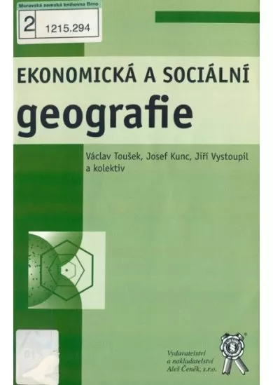 Ekonomická a sociální geografie