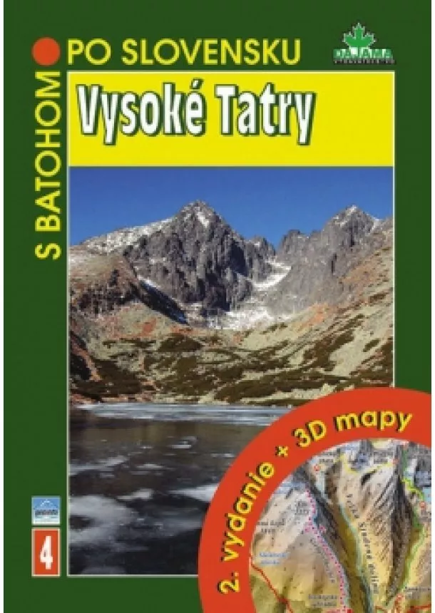 Ján Lacika - Vysoké Tatry - S batohom po Slovensku - 2.vydanie +3Dmapy  (4)