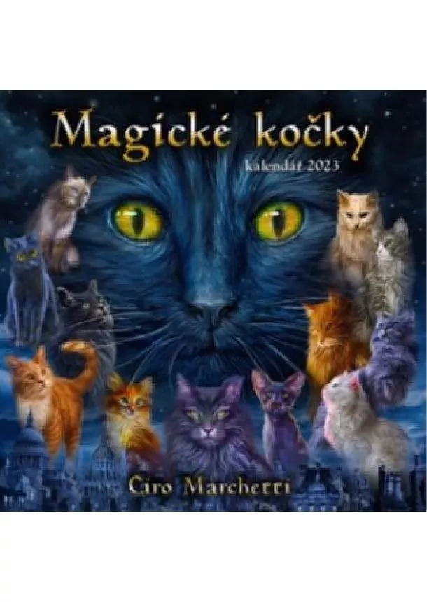 Ciro Marchetti - Magické kočky 2023 (nástěnný  kalendář)