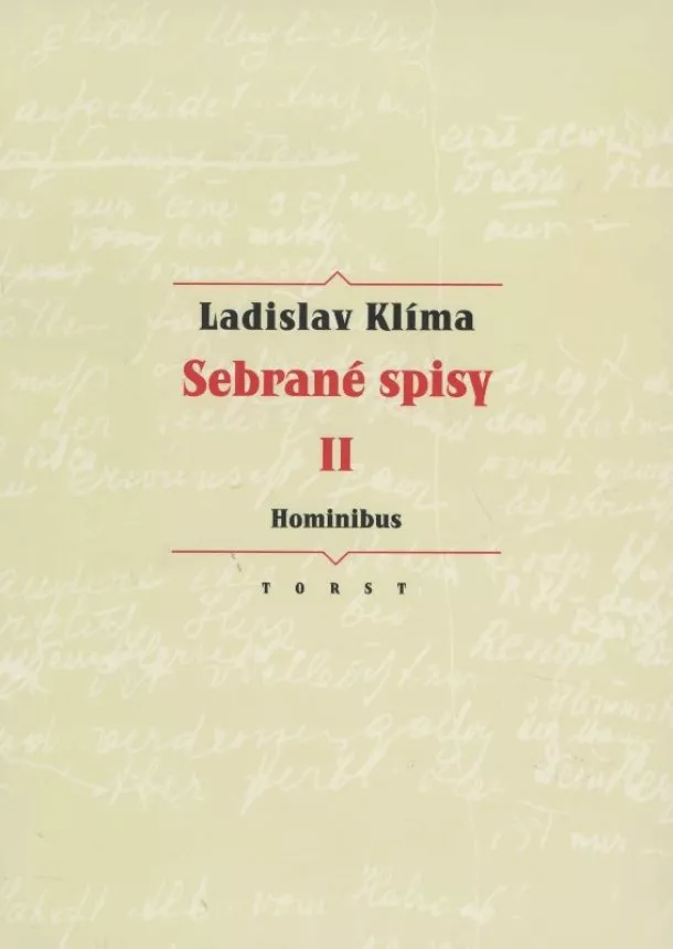 Ladislav Klíma - Sebrané spisy II - Hominibus