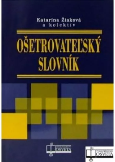 Ošetrovateľský slovník