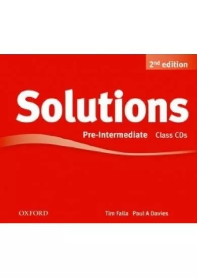 Maturita Solutions 2nd Edition Pre-intermediate Class Audio 3 CDs