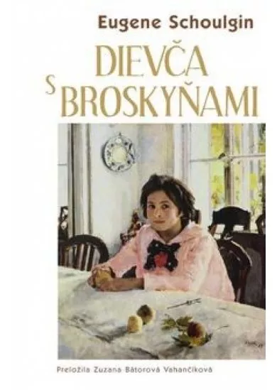 Dievča s broskyňami