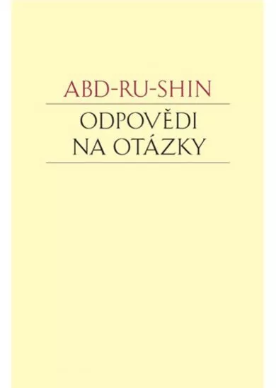 Odpovědi na otázky