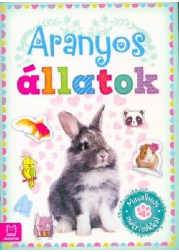 Matricás foglalkoztató - Aranyos állatok - Minialbum matricákkal