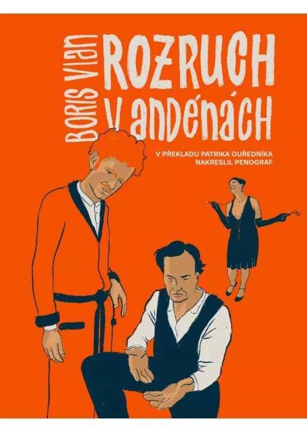 Boris Vian - Rozruch v Andénách - Komiksový román