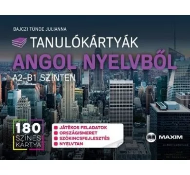 Tanulókártyák angol nyelvből A2-B1 szinten haladóknak