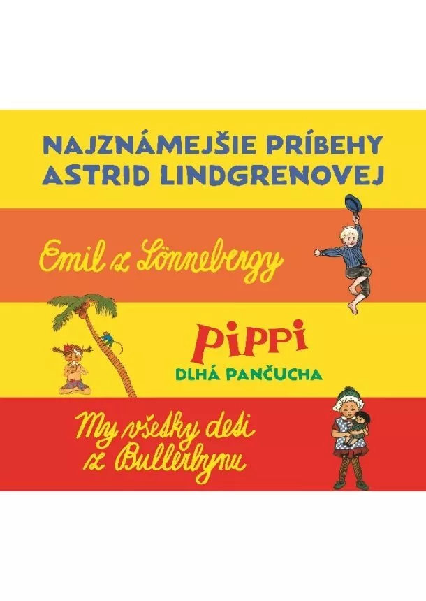 Astrid Lindgrenová - Set Najznámejšie príbehy A. Lindgrenovej (9 CD)