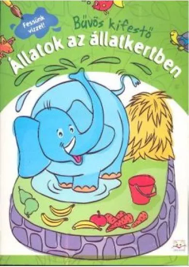 Állatok az állatkertben /Bűvös kifestő