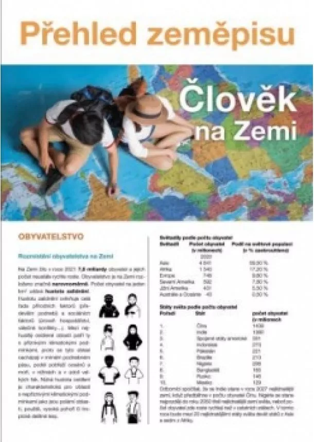 Martin Kolář - Člověk na Zemi Přehled zeměpisu světa (n