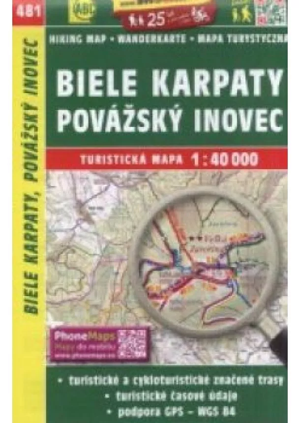 SC 481 Biele Karpaty,  Považský Inovec 1: 40 000