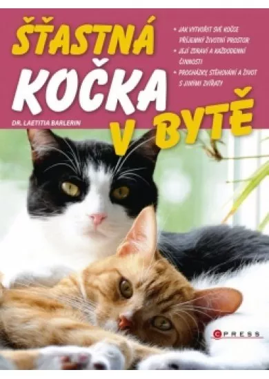 Šťastná kočka v bytě