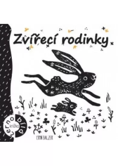 Zvířecí rodinky - Černobílá knížka