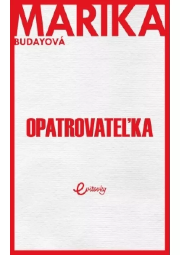 Marika Budayová - Opatrovateľka