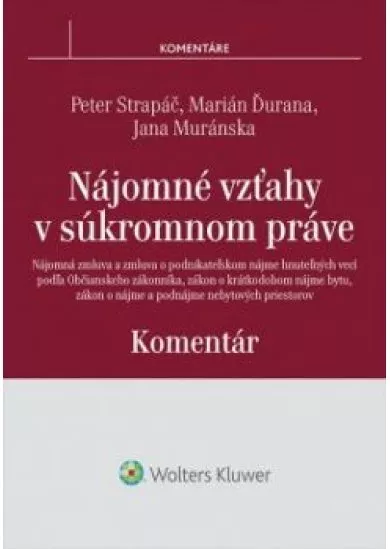 Nájomné vťahy v súkromnom práve