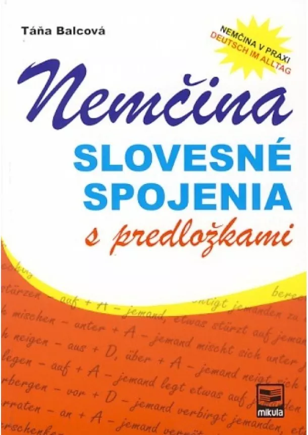 Táňa Balcová - Nemčina - slovesné spojenia s predložkami