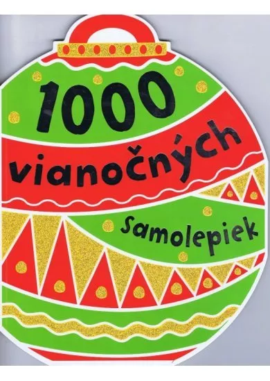 1000 vianočných samolepiek