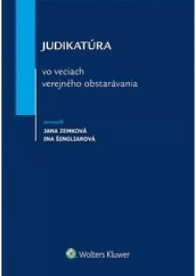 Judikatúra vo veciach verejného obstarávania