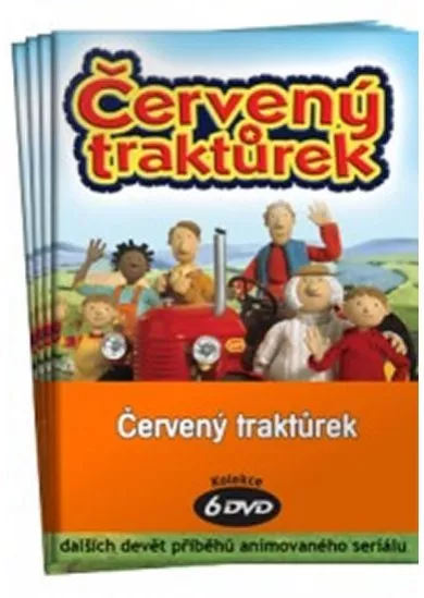 Červený traktůrek 1 - 6 / kolekce 6 DVD