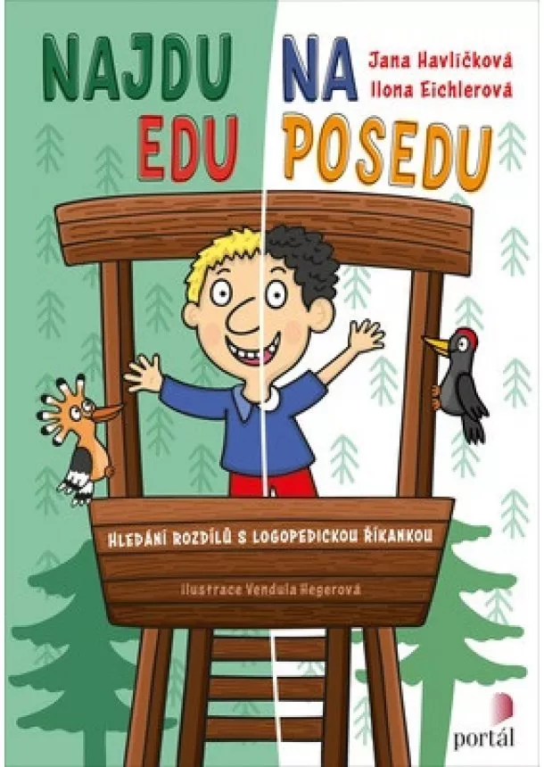 Jana Havlíčková, Ilona Eichlerová - Najdu Edu na posedu - Hledání rozdílů s logopedickou říkankou