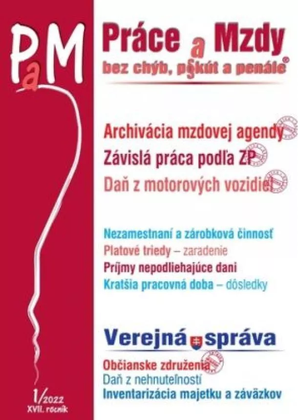 PaM 1/2022 Archivácia mzdovej agendy