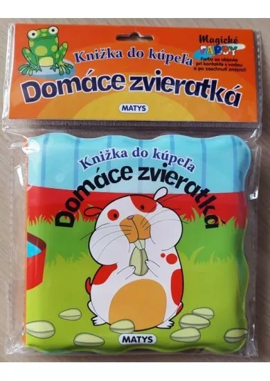 Knižka do kúpeľa - Domáce zvieratká