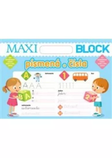 Maxi Blok - písmená a čísla