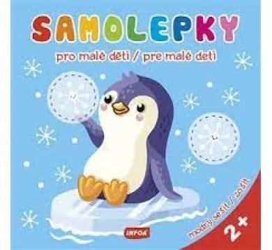 Samolepky pre malé deti - modrý zošit