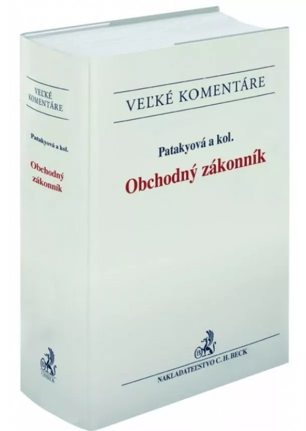 Mária Patakyová, kolektiv - Obchodný zákonník. Komentár