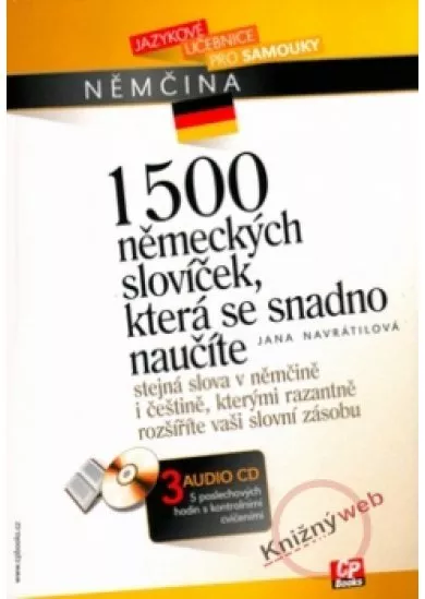 1500 německých slovíček, která se snadno naučíte