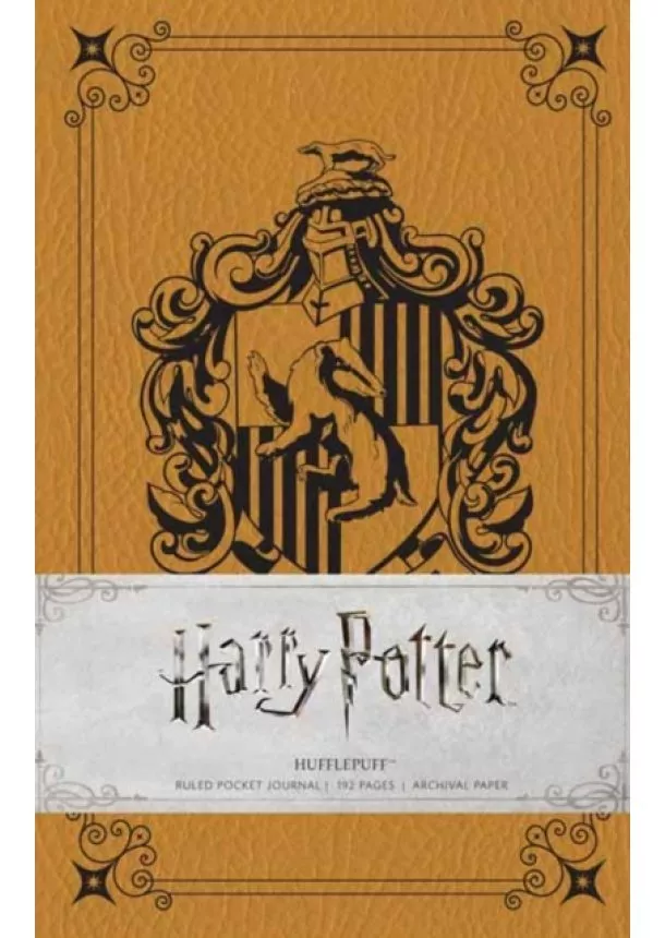  Insight Editions - Harry Potter Hufflepuff Ruled Pocket