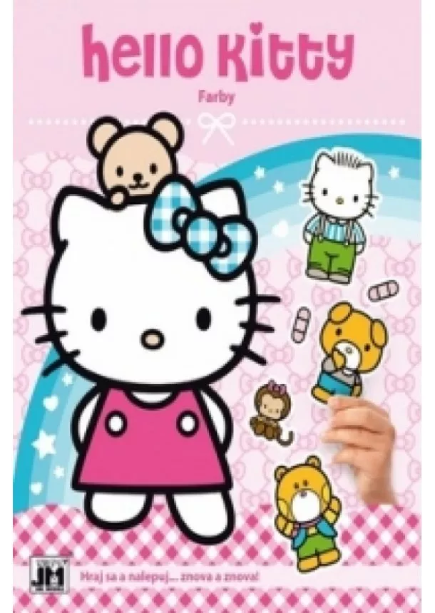 Hello Kitty - Samolepková knižka/ Hello Kitty Farby