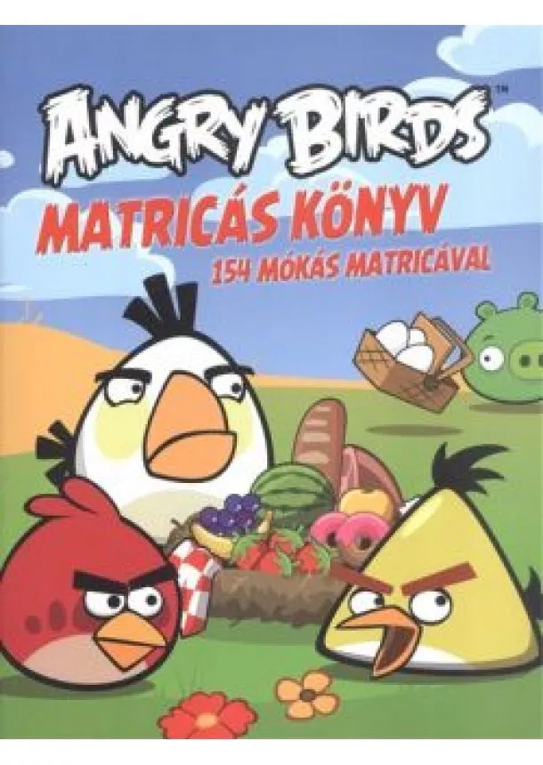 Foglalkoztató Könyv - ANGRY BIRDS MATRICÁS KÖNYV /154 MÓKÁS MATRICÁVAL