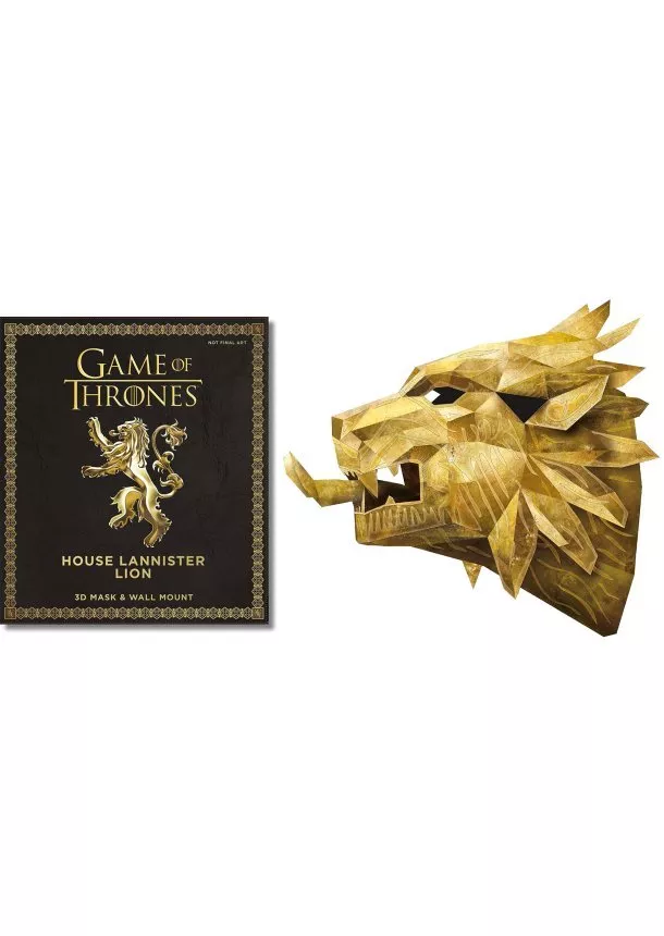 Game of Thrones Mask: House Lannister Lion