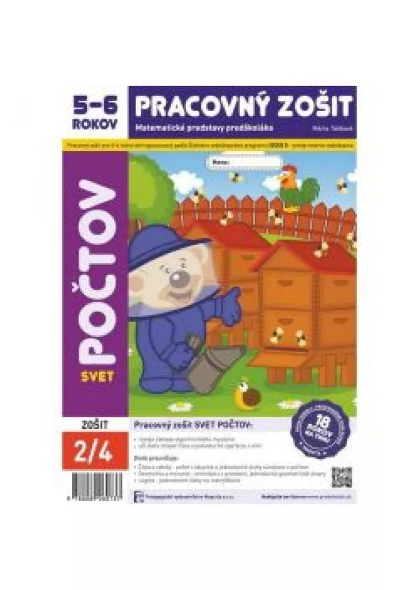 Mária Tašková - Svet počtov - Pracovný zošit 5 - 6 rokov